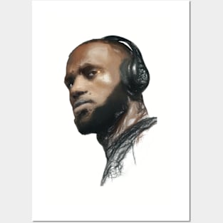 Lebron King James Posters and Art